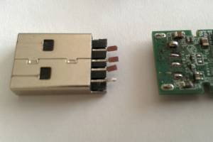 USB-Stick mit abgebrochenem Stecker