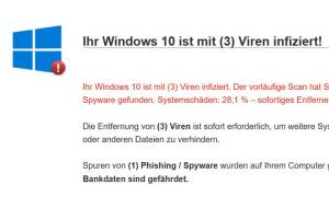 Infizierter WIN10 Computer