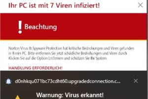 Norton Fakemeldung: angeblich 7 Viren
Foto: Andreas Krüger Norton Fakemeldung: angeblich 7 Viren